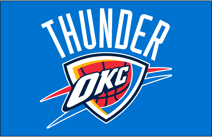 Oklahoma City Thunder 2008-Pres Primary Dark Logo iron on transfers for T-shirts version 2